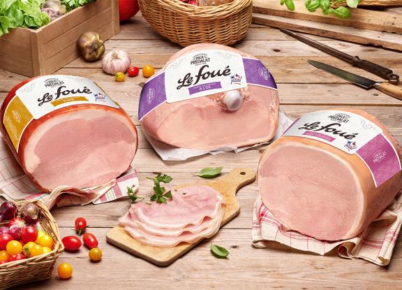 Gamme de produits de jambon Paul Prédault Le Foué